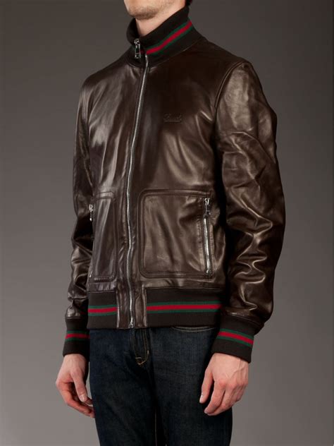 gucci blazers mens|gucci leather jackets for men.